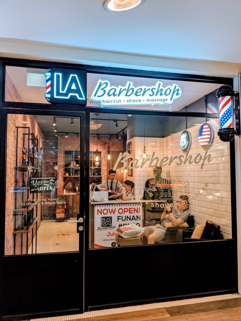 LA Barbershop Velocity Outlet at Novena Square