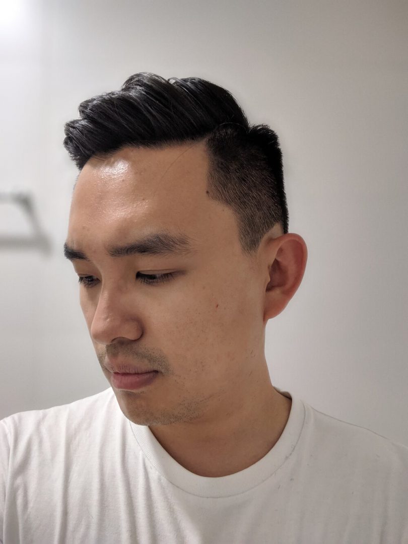 LA Barbershop Hair Cut Review - Side View