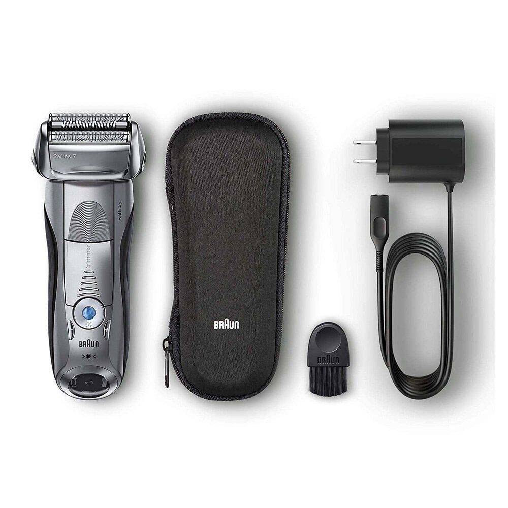 Braun Electric Razor for Men, Series 7 7893s Electric Shaver With Precision Trimmer, Rechargeable, Wet &amp; Dry &amp; Travel Case