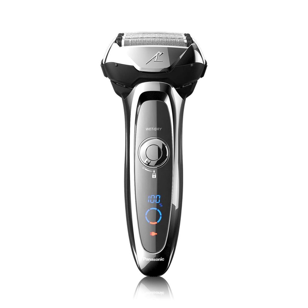 Panasonic Arc5 Electric Razor Mens 5 blade Cordless with shave sensor technology and WetDry Convenience ES LV65 S