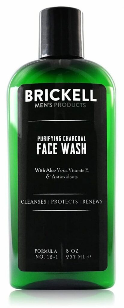 Brickell Mens Purifying Charcoal Face Wash