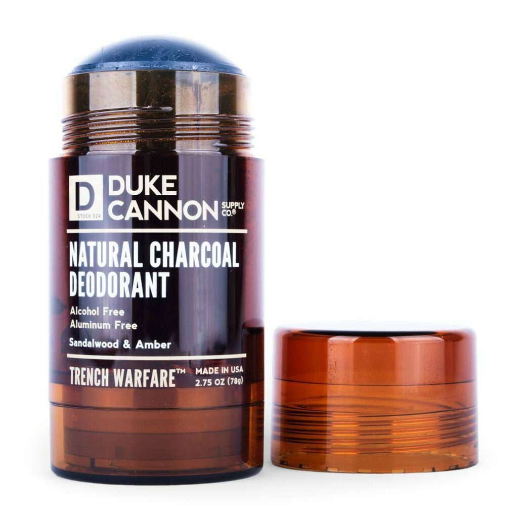 Duke Cannon Trench Warfare Natural Charcoal Deodorant