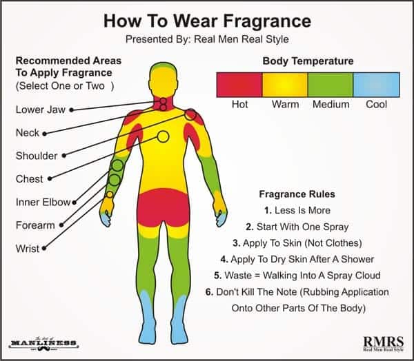 Fragrance Application Chart 600