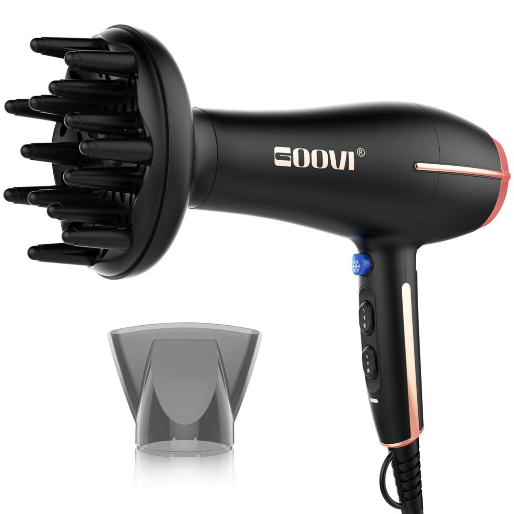 Hair dryer for curly hair diffuser