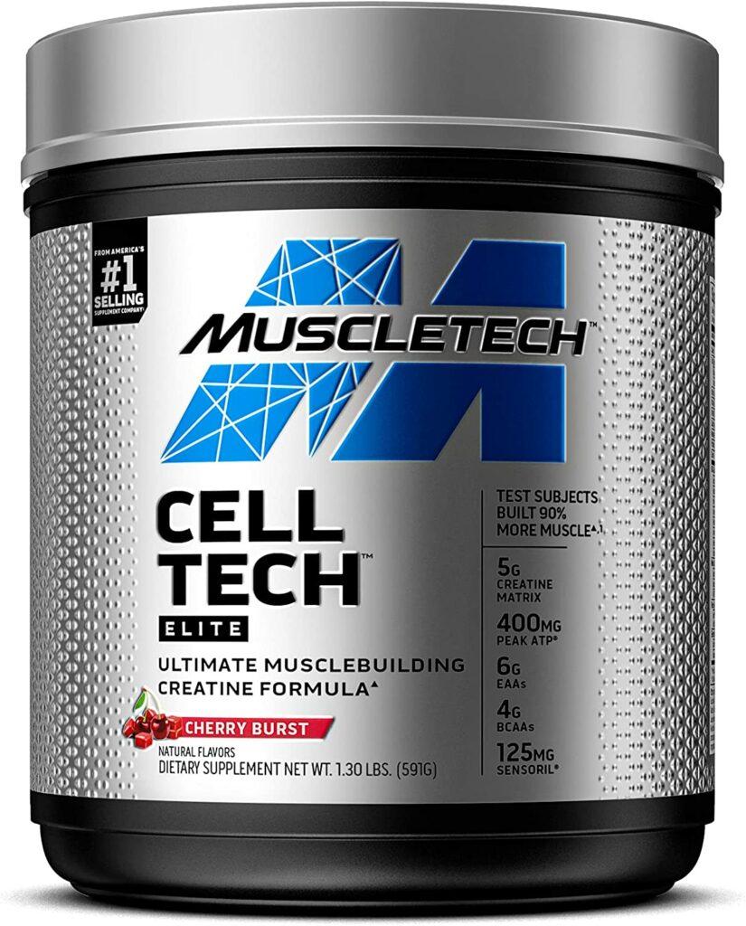 MuscleTech Cell-Tech Elite Creatine Powder for muscle recovery after workout