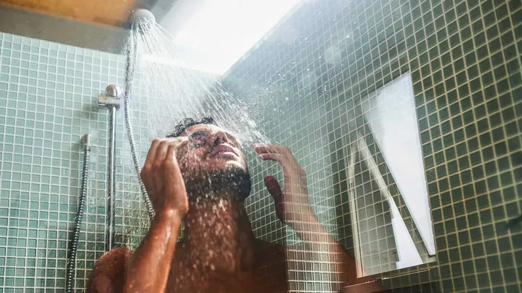 man-is-showering