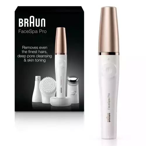 Braun Face Epilator Facespa Pro 911, Facial Hair Removal for Women