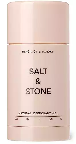 SALT & STONE Sensitive Skin Natural Deodorant - Bergamot & Hinoki | Natural Deodorant for Women & Men