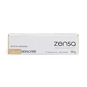 Zensa Numbing Cream 5% Lidocaine | Fast Acting Topical Anesthetic | Max Pain Relief for Tattoos
