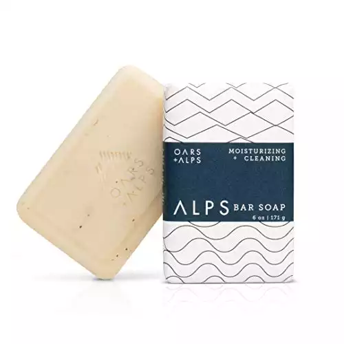 Oars + Alps Moisturizing Mens Bar Soap, 1 Pack, 6 Oz
