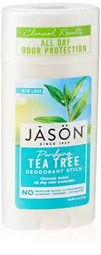 Jason Aluminum Free Deodorant Stick, Purifying Tea Tree, 2.5 Oz (Pack of 1)