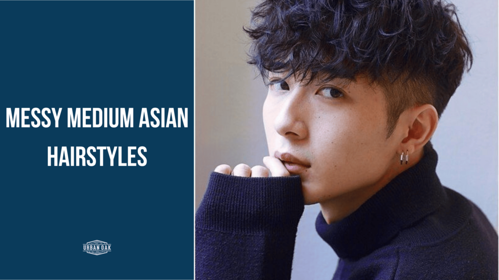 Messy Medium Asian Hairstyles