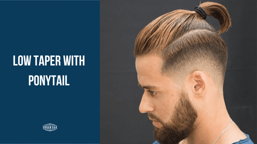 Low taper with ponytail