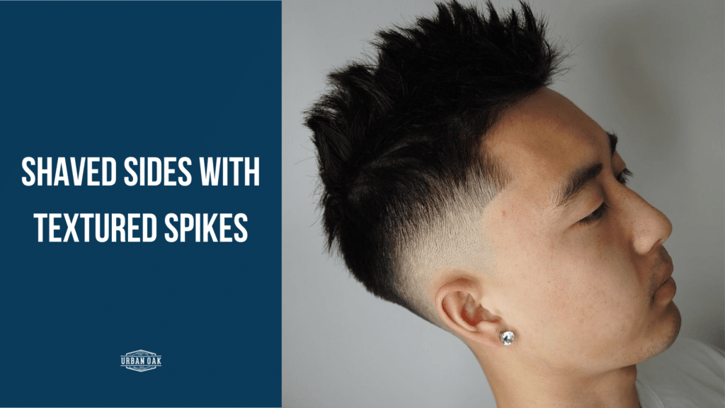 Shaved Sides with Textured Spikes